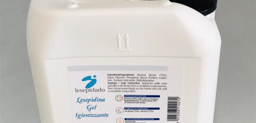 Sanificante gel mani 5 Lt