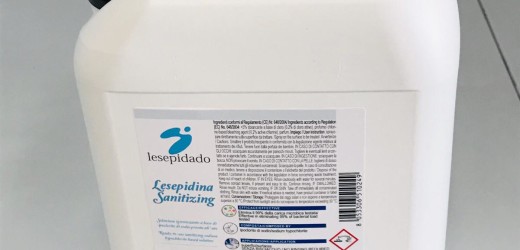 Liquido sanificante a base di ipoclorito di sodio 5lt